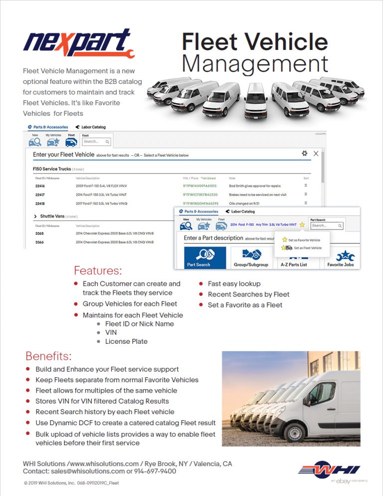 Fleet Vehicle Management for your dedicated Fleets WHI Solutions